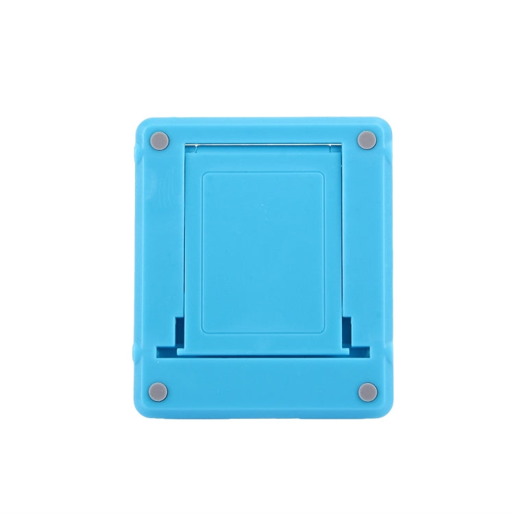 Universal Foldable Mini Phone Holder Stand, Size: 8.3 x 7.1 x 0.7 cm, For iPhone, Samsung, Huawei, Xiaomi, HTC and Other Smartphone, Tablets(Blue) - Desktop Holder by PMC TechLife | Online Shopping South Africa | PMC TechLife