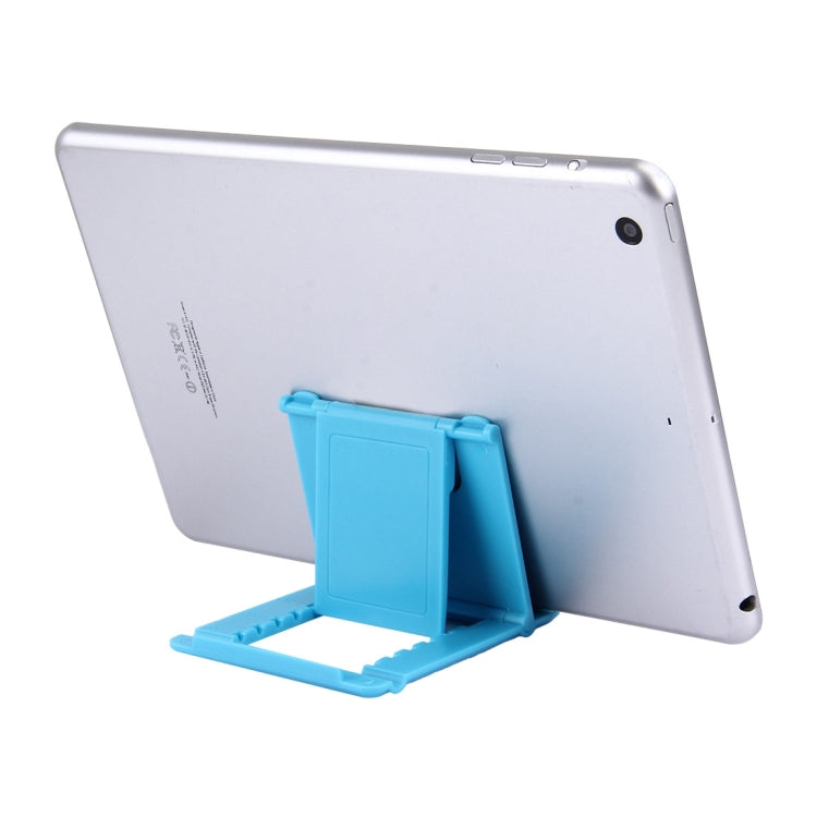 Universal Foldable Mini Phone Holder Stand, Size: 8.3 x 7.1 x 0.7 cm, For iPhone, Samsung, Huawei, Xiaomi, HTC and Other Smartphone, Tablets(Blue) - Desktop Holder by PMC Jewellery | Online Shopping South Africa | PMC Jewellery