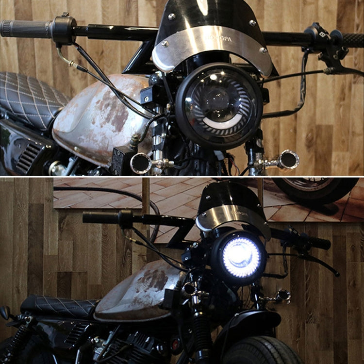 Motorcycle 5.75 inch Headlight Retro Lamp LED Light DC12V / 40W/ 6000K / 2800LM - Headlights by PMC Jewellery | Online Shopping South Africa | PMC Jewellery