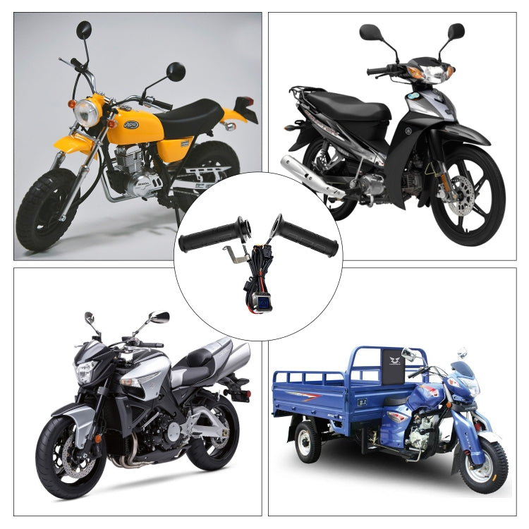 WUPP ZH-983C1 Motorcycle Modified Intelligent Electric Heating Hand Cover Heated Grip Handlebar with Three Gear Temperature Control(Black) - free shipping - PMC TechLife - Order now!