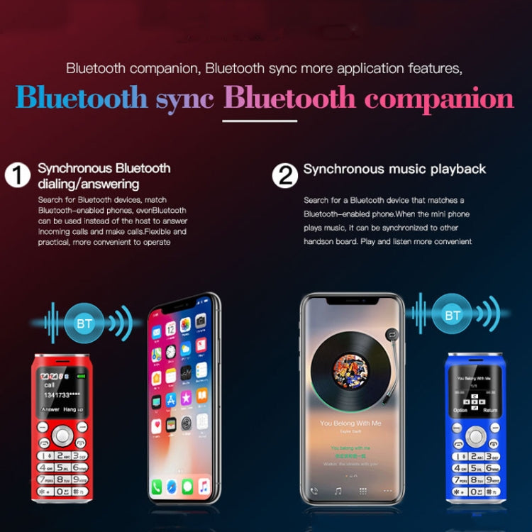 Satrend K8 Mini Mobile Phone, 1.0 inch, Hands Free Bluetooth Dialer Headphone, MP3 Music, Dual SIM, Network: 2G(Green) - free shipping - PMC TechLife - Order now!