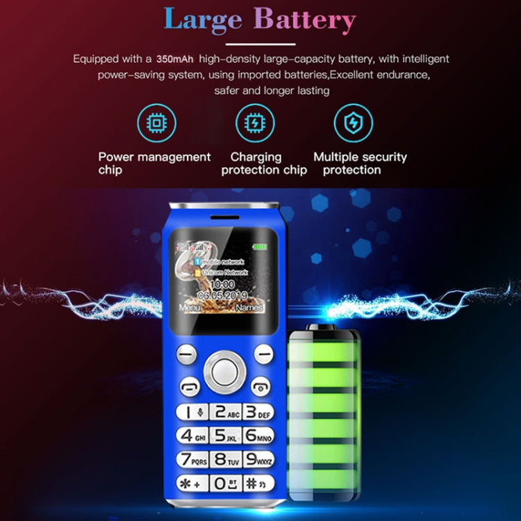 Satrend K8 Mini Mobile Phone, 1.0 inch, Hands Free Bluetooth Dialer Headphone, MP3 Music, Dual SIM, Network: 2G(Green) - free shipping - PMC TechLife - Order now!