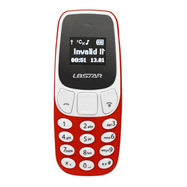 GTStar BM10 Mini Mobile Phone, Hands Free Bluetooth Dialer Headphone, MP3 Music, Dual SIM, Network: 2G(Red) - Others by PMC TechLife | Online Shopping South Africa | PMC TechLife