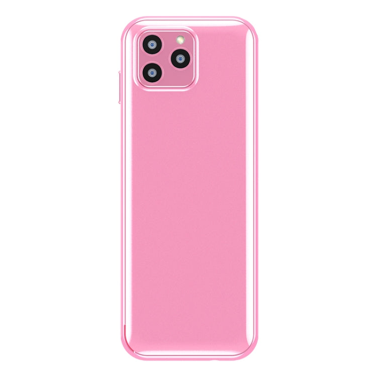 ULCOOL V8 Card Mobile Phone, 1000mAh Battery, 1.44 inch, MTK6261D, Support Bluetooth, FM, Magic Sound, GSM, Dual SIM (Pink) - free shipping - PMC TechLife - Order now!