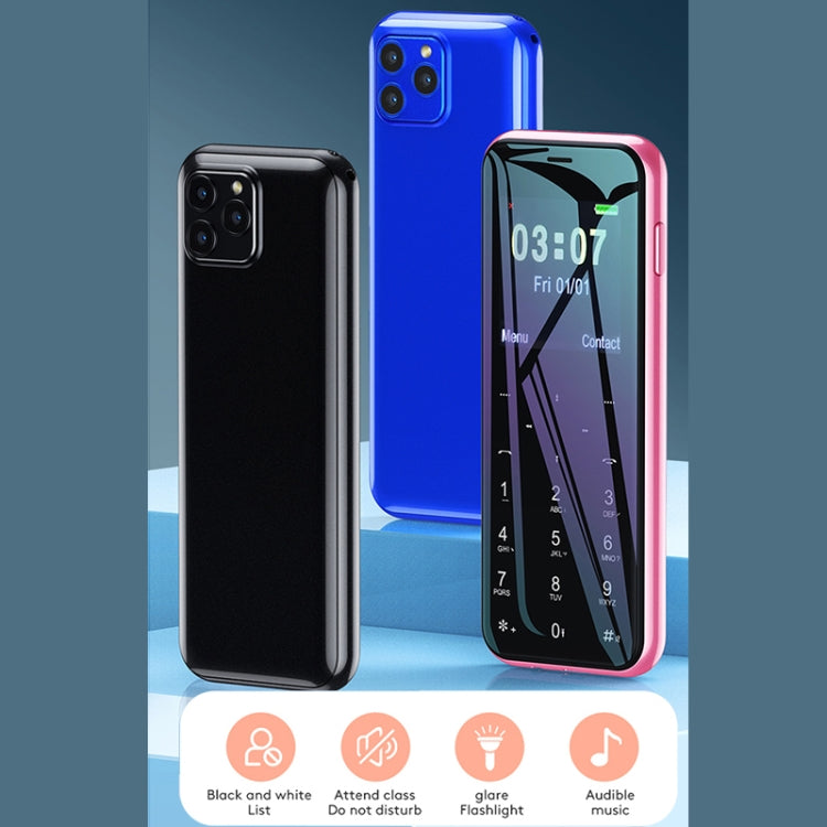ULCOOL V8 Card Mobile Phone, 1000mAh Battery, 1.44 inch, MTK6261D, Support Bluetooth, FM, Magic Sound, GSM, Dual SIM (Pink) - free shipping - PMC TechLife - Order now!