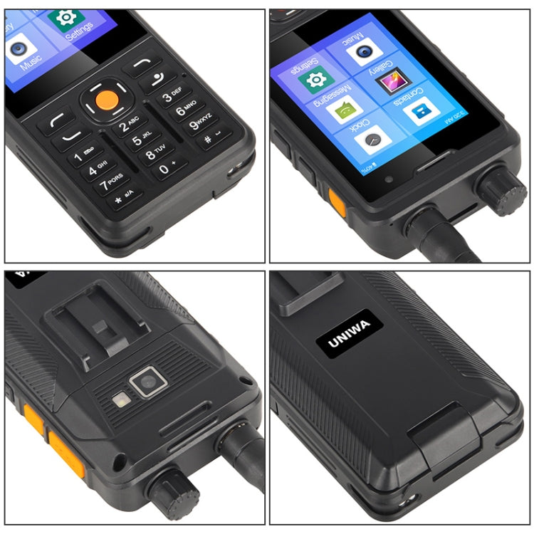 UNIWA P5 DMR POC Walkie Talkie Rugged Phone, 1GB+8GB, IP65 Waterproof Dustproof Shockproof, 5300mAh Battery, 2.8 inch Android 9.0 MTK6739 Quad Core up to 1.3GHz, Network: 4G, PTT - free shipping - PMC TechLife - Order now!
