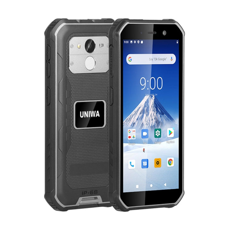 UNIWA F963 Rugged Phone, 3GB+32GB, IP68 Waterproof Dustproof Shockproof, 5.5 inch Android 10.0 MTK6739 Quad Core up to 1.25GHz, Network: 4G, NFC, OTG (Black Grey) - UNIWA by UNIWA | Online Shopping South Africa | PMC TechLife