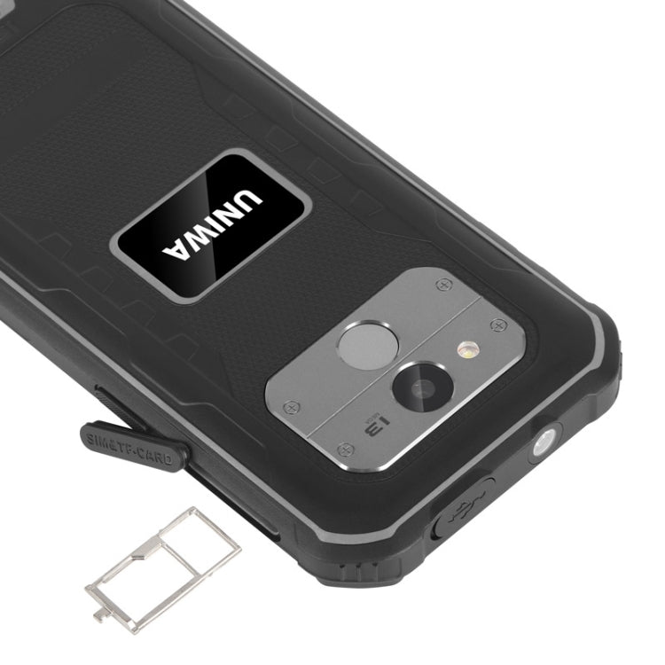 UNIWA F963 Rugged Phone, 3GB+32GB, IP68 Waterproof Dustproof Shockproof, 5.5 inch Android 10.0 MTK6739 Quad Core up to 1.25GHz, Network: 4G, NFC, OTG (Black Grey) - UNIWA by UNIWA | Online Shopping South Africa | PMC TechLife