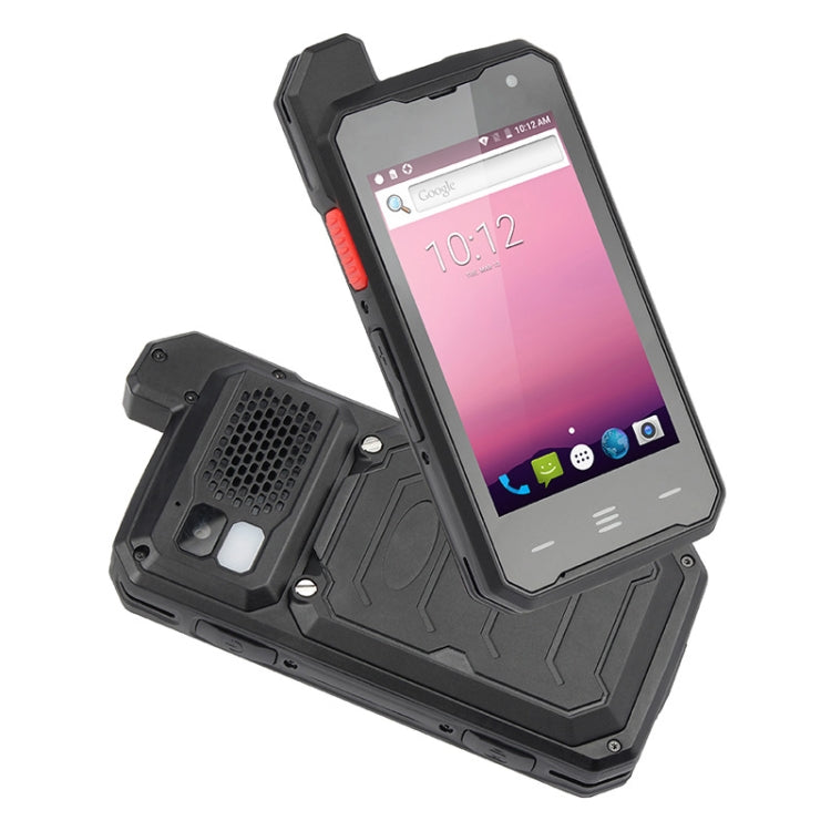UNIWA T101 Walkie Talkie Rugged Phone, 2GB+16GB, IP67 Waterproof Dustproof Shockproof, 4600mAh Battery, 4.0 inch Android 7.0 MTK6753 Octa Core up to 1.3GHz, Network: 4G, NFC, POC, SOS(Black) - UNIWA by UNIWA | Online Shopping South Africa | PMC TechLife
