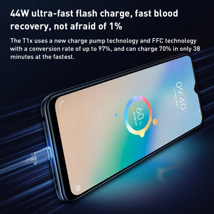 vivo T1x 5G, 64MP Camera, 6GB+128GB, Dual Back Cameras, Face ID & Side Fingerprint Identification, 5000mAh Battery, 6.58 inch Android 11.0 OriginOS 1.0 Dimensity 900 Octa Core up to 2.4GHz, OTG, Network: 5G(Aurora) - vivo by VIVO | Online Shopping South Africa | PMC Jewellery