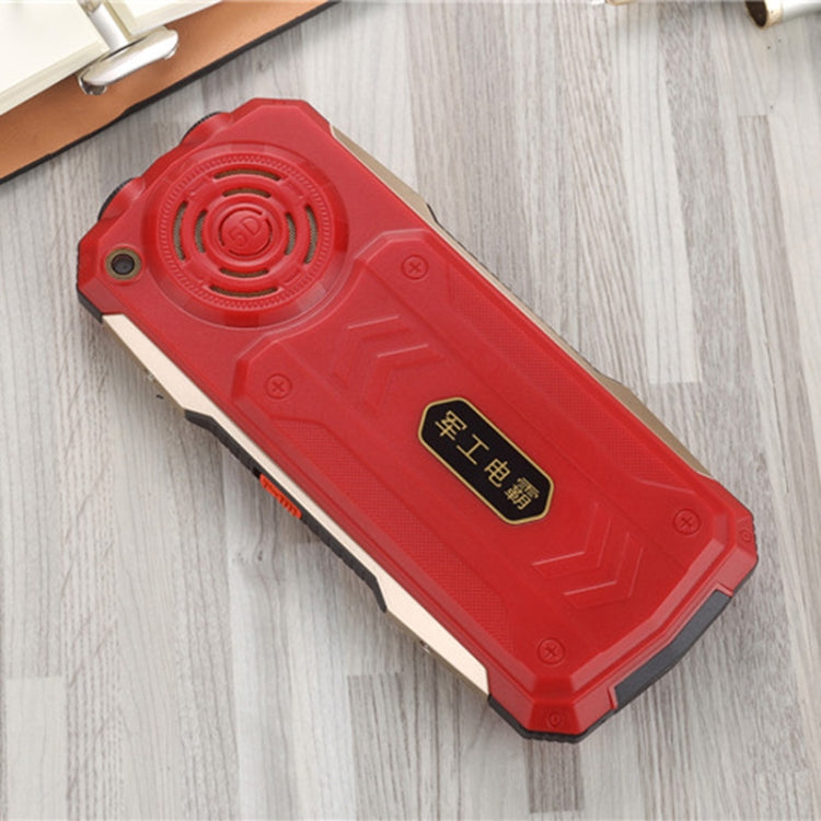 K1 Triple Proofing Elder Phone, Waterproof Shockproof Dustproof, 4800mAh Battery, 2.4 inch, 21 Keys, Bluetooth, LED Flashlight, FM, SOS, Dual SIM, Network: 2G (Red) - Others by PMC TechLife | Online Shopping South Africa | PMC TechLife
