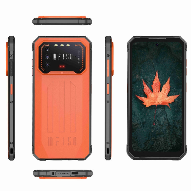 [HK Warehouse] IIIF150 Air 1 Pro Rugged Phone, 6GB+128GB, IP68/IP69K Waterproof Dustproof Shockproof, Triple Back Cameras, Fingerprint Identification, 6.5 inch Android 12 MTK6765 Octa Core up to 2.3GHz, Network: 4G, NFC, OTG (Orange) - Other by IIIF150 | Online Shopping South Africa | PMC Jewellery