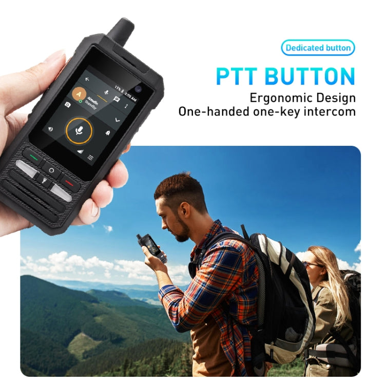 UNIWA F80S Walkie Talkie Rugged Phone, 1GB+8GB, Waterproof Dustproof Shockproof, 5300mAh Battery, 2.4 inch Android 10 Spreadtrum SL8541E Quad Core up to 1.4GHz, Network: 4G, Dual SIM, PoC, SOS (Black) - UNIWA by UNIWA | Online Shopping South Africa | PMC Jewellery