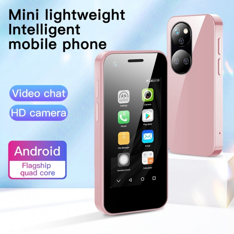 SOYES P40, 1GB+8GB, 2.5 inch MTK6580 Quad Core up to 1.3GHz, Bluetooth, WiFi, FM, Network: 3G, Dual SIM(Pink) - SOYES by SOYES | Online Shopping South Africa | PMC TechLife
