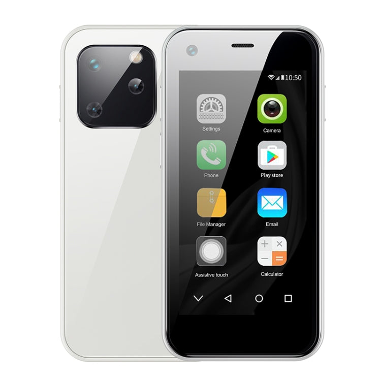 SOYES XS13, 1GB+8GB, 2.5 inch MTK6580 Quad Core up to 1.3GHz, Bluetooth, WiFi, FM, Network: 3G, Dual SIM(White) - SOYES by SOYES | Online Shopping South Africa | PMC TechLife