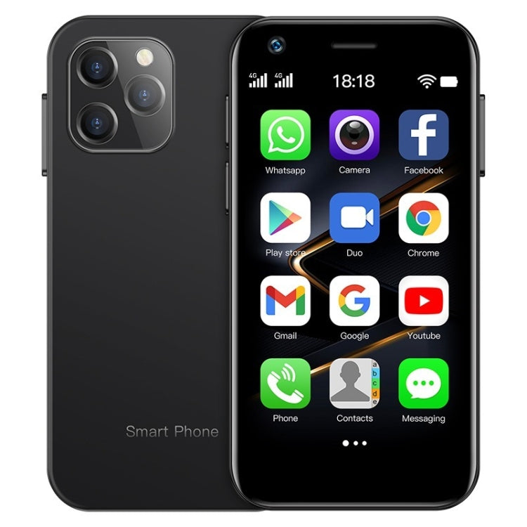 SOYES XS12 Pro, 2GB+16GB, Face Recognition, 3.0 inch Android 10.0 MTK6750 Octa Core, Bluetooth, WiFi, FM, OTG, Network: 4G, Dual SIM, Support Google Play (Black) - SOYES by SOYES | Online Shopping South Africa | PMC TechLife