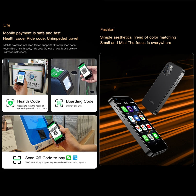 SOYES XS12 Pro, 2GB+16GB, Face Recognition, 3.0 inch Android 10.0 MTK6750 Octa Core, Bluetooth, WiFi, FM, OTG, Network: 4G, Dual SIM, Support Google Play (Pink) - SOYES by SOYES | Online Shopping South Africa | PMC TechLife
