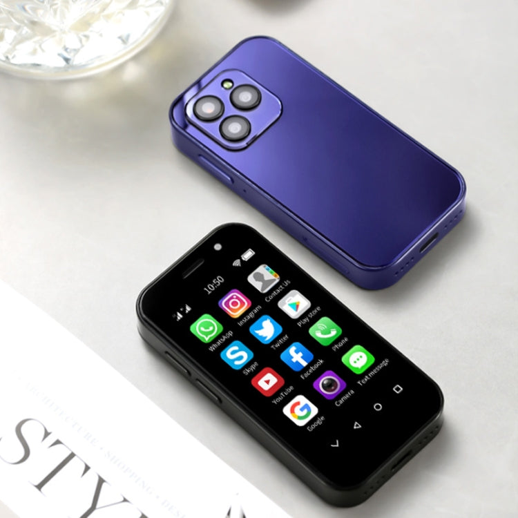 SOYES 14 Pro, 2GB+16GB, Face Recognition, 3.0 inch Android 9.0 MTK6739CW Quad Core up to 1.28GHz, OTG, Network: 4G, Dual SIM, Support Google Play (Purple) - SOYES by SOYES | Online Shopping South Africa | PMC TechLife