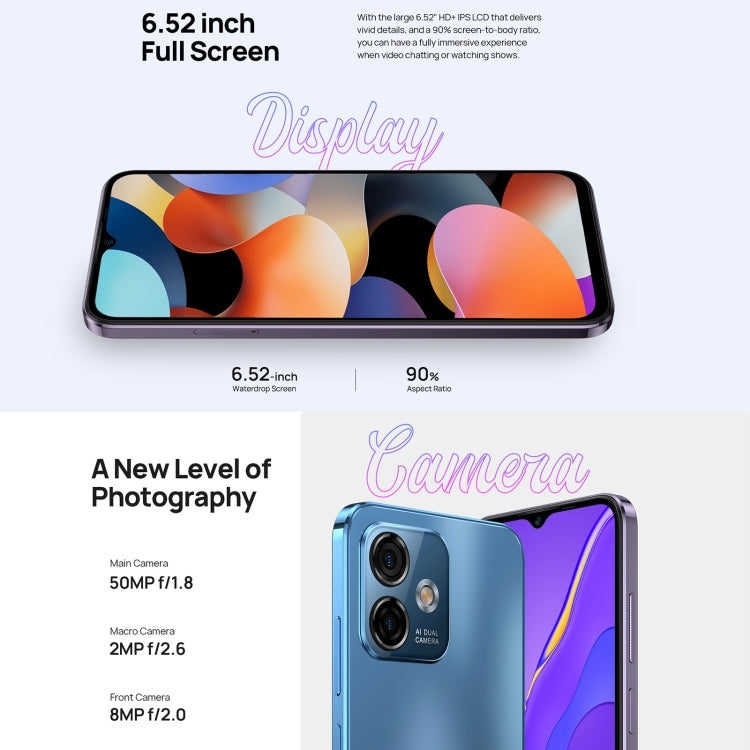 [HK Warehouse] Ulefone Note 16 Pro, 8GB+128GB, Dual Back Cameras, Face ID & Side Fingerprint Identification, 4400mAh Battery, 6.52 inch Android 13 Unisoc T606 OctaCore up to 1.6GHz, Network: 4G, Dual SIM, OTG(Black) - Ulefone by Ulefone | Online Shopping South Africa | PMC Jewellery