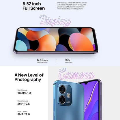 [HK Warehouse] Ulefone Note 16 Pro, 8GB+256GB, Dual Back Cameras, Face ID & Side Fingerprint Identification, 4400mAh Battery, 6.52 inch Android 13 Unisoc T606 Octa Core up to 1.6GHz, Network: 4G, Dual SIM, OTG (Black) - Ulefone by Ulefone | Online Shopping South Africa | PMC Jewellery