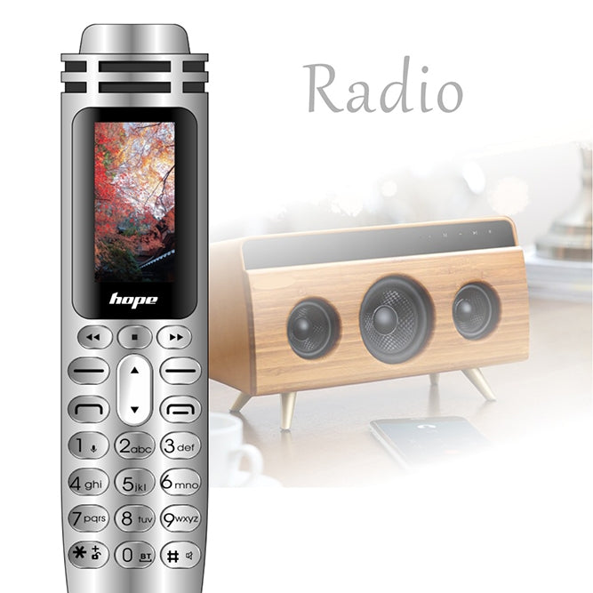 AK007 Mobile Phone, Multifunctional Remote Noise Reduction Back-clip Recording Pen with 0.96 inch Color Screen, Dual SIM Dual Standby, Support Bluetooth, GSM, LED Light, Handwriting (Silver) - Others by PMC Jewellery | Online Shopping South Africa | PMC Jewellery