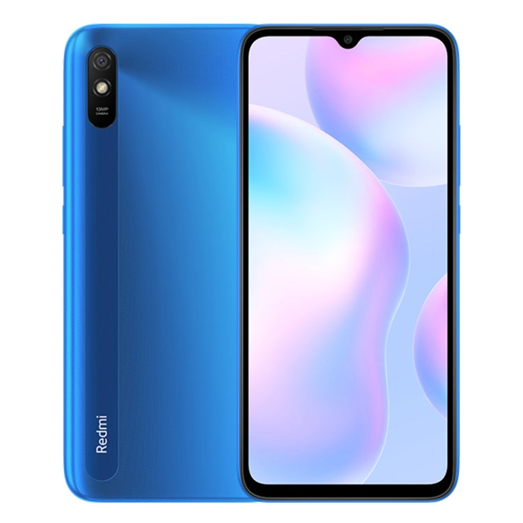 Xiaomi Redmi 9A, 4GB+64GB, 5000mAh Battery, Face Identification, 6.53 inch MIUI 12 MTK Helio G25 Octa Core up to 2.0GHz, Network: 4G, Dual SIM, Support Google Play(Blue) - free shipping - PMC TechLife - Order now!