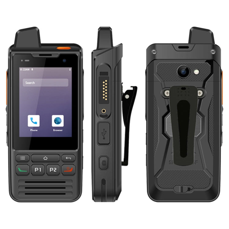 UNIWA F60 Walkie Talkie Rugged Phone, 1GB+8GB, IP68 Waterproof Dustproof Shockproof, 5300mAh Battery, 2.8 inch Android 9.0 MTK6739 Quad Core up to 1.3GHz, Network: 4G, SOS, OTG, NFC(Black) - UNIWA by UNIWA | Online Shopping South Africa | PMC TechLife