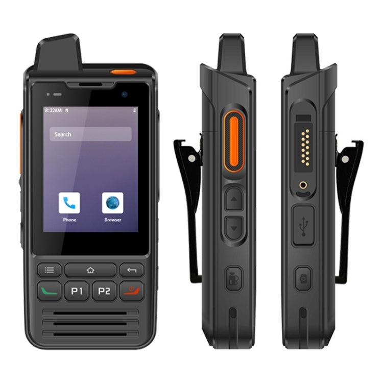UNIWA F60 Walkie Talkie Rugged Phone, 1GB+8GB, IP68 Waterproof Dustproof Shockproof, 5300mAh Battery, 2.8 inch Android 9.0 MTK6739 Quad Core up to 1.3GHz, Network: 4G, SOS, OTG, NFC(Black) - UNIWA by UNIWA | Online Shopping South Africa | PMC TechLife