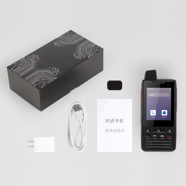 UNIWA F60 Walkie Talkie Rugged Phone, 1GB+8GB, IP68 Waterproof Dustproof Shockproof, 5300mAh Battery, 2.8 inch Android 9.0 MTK6739 Quad Core up to 1.3GHz, Network: 4G, SOS, OTG, NFC(Black) - UNIWA by UNIWA | Online Shopping South Africa | PMC TechLife