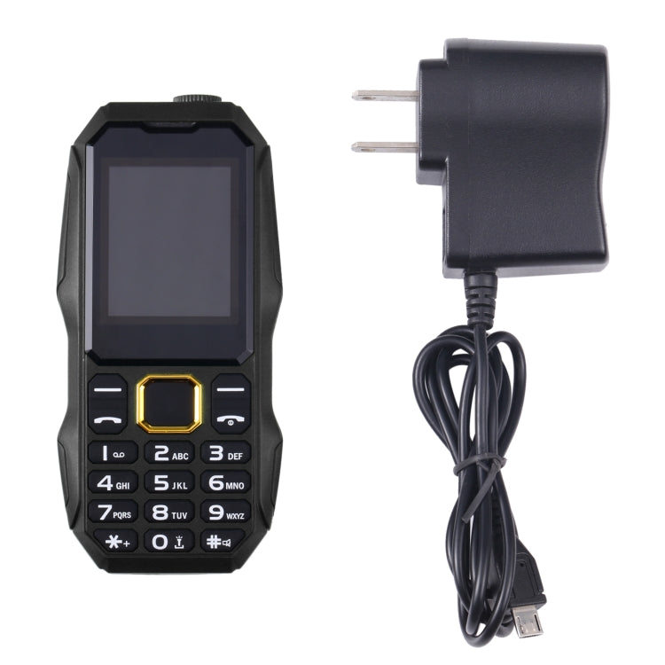 W2025 Triple Proofing Elder Phone, Waterproof Shockproof Dustproof, 5800mAh Battery, 1.8 inch, 21 Keys, LED Flashlight, Dual SIM(Black) - Others by PMC TechLife | Online Shopping South Africa | PMC TechLife