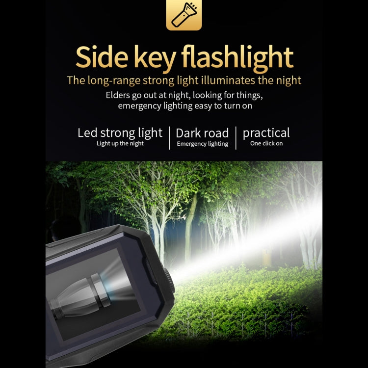 W2025 Triple Proofing Elder Phone, Waterproof Shockproof Dustproof, 5800mAh Battery, 1.8 inch, 21 Keys, LED Flashlight, Dual SIM(Black) - Others by PMC TechLife | Online Shopping South Africa | PMC TechLife