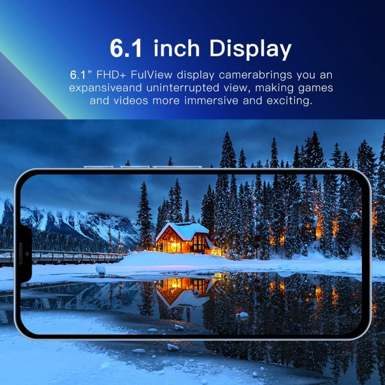 i13 Pro Max N83, 1GB+16GB, 6.1 inch Notch Screen, Face Identification, Android 6.0 Spreadtrum 7731G Quad Core, Network: 3G, Dual SIM(Blue) -  by PMC TechLife | Online Shopping South Africa | PMC TechLife | Buy Now Pay Later Mobicred