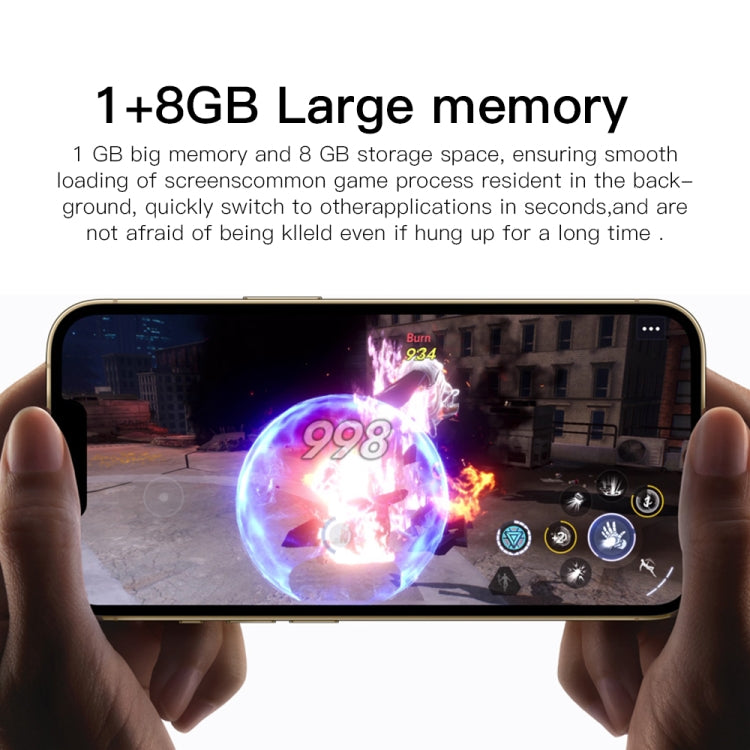 i13 Pro Max N83, 1GB+16GB, 6.1 inch Notch Screen, Face Identification, Android 6.0 Spreadtrum 7731G Quad Core, Network: 3G, Dual SIM(Blue) -  by PMC TechLife | Online Shopping South Africa | PMC TechLife | Buy Now Pay Later Mobicred