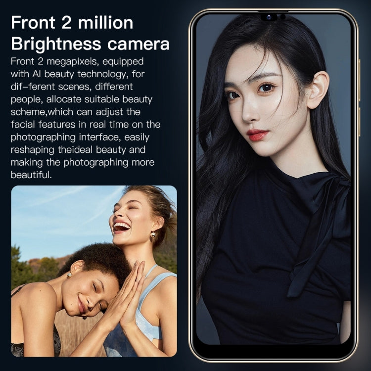 i14 Pro Max N86, 2GB+16GB, 6.3 inch, Face Identification, Android 8.1 MTK6737 Quad Core, Network: 4G(Gold) - free shipping - PMC TechLife - Order now!