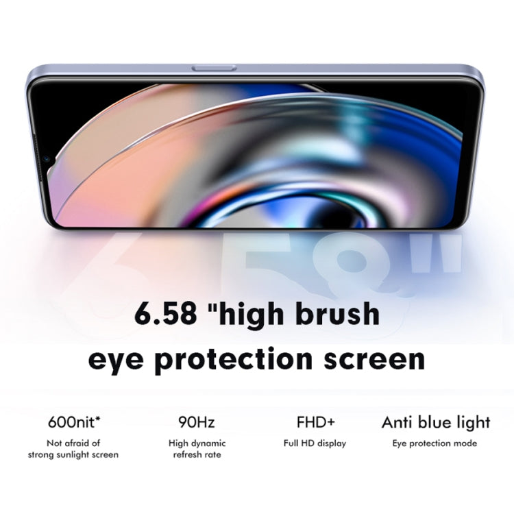 Realme V23 5G, 48MP Camera, 8GB+256GB, Dual Back Cameras, Side Fingerprint Identification, 5000mAh Battery, 6.58 inch Realme UI 3.0 / Android 12 MediaTek Dimensity 810 Octa Core up to 2.4GHz, Network: 5G, Support Google Play(Black) - free shipping - PMC TechLife - Order now!