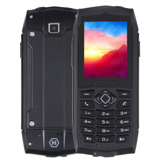 Rugtel R1D Rugged Phone, IP68 Waterproof Dustproof Shockproof, 2.4 inch, MTK6261D, 2000mAh Battery, Loud Box Speaker, FM, Network: 2G, Dual SIM (Black) - Others by Rugtel | Online Shopping South Africa | PMC Jewellery