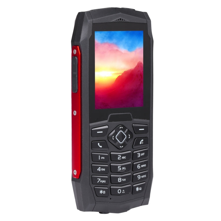 Rugtel R1D Rugged Phone, IP68 Waterproof Dustproof Shockproof, 2.4 inch, MTK6261D, 2000mAh Battery, Loud Box Speaker, FM, Network: 2G, Dual SIM (Red) - free shipping - PMC TechLife - Order now!