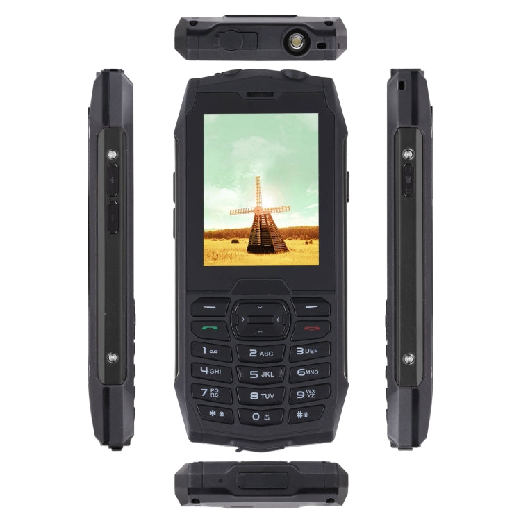 Rugtel R3C Rugged Phone, IP68 Waterproof Dustproof Shockproof, 2.8 inch, MTK6261D, 2000mAh Battery, SOS, FM, Dual SIM(Black) - Others by Rugtel | Online Shopping South Africa | PMC Jewellery