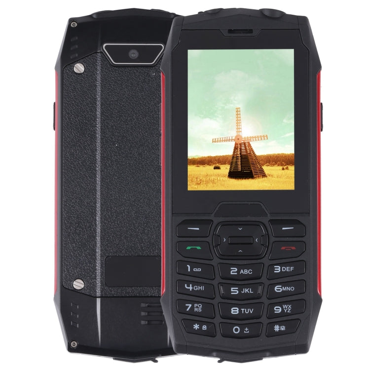 Rugtel R3C Rugged Phone, IP68 Waterproof Dustproof Shockproof, 2.8 inch, MTK6261D, 2000mAh Battery, SOS, FM, Dual SIM(Red) - Others by Rugtel | Online Shopping South Africa | PMC Jewellery