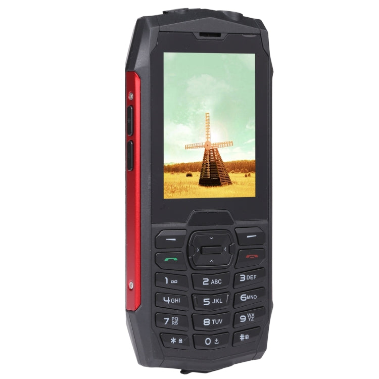 Rugtel R3C Rugged Phone, IP68 Waterproof Dustproof Shockproof, 2.8 inch, MTK6261D, 2000mAh Battery, SOS, FM, Dual SIM(Red) - free shipping - PMC TechLife - Order now!