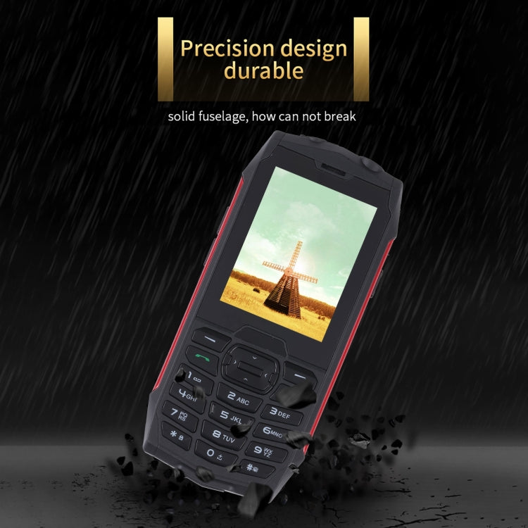 Rugtel R3C Rugged Phone, IP68 Waterproof Dustproof Shockproof, 2.8 inch, MTK6261D, 2000mAh Battery, SOS, FM, Dual SIM(Red) - Others by Rugtel | Online Shopping South Africa | PMC Jewellery