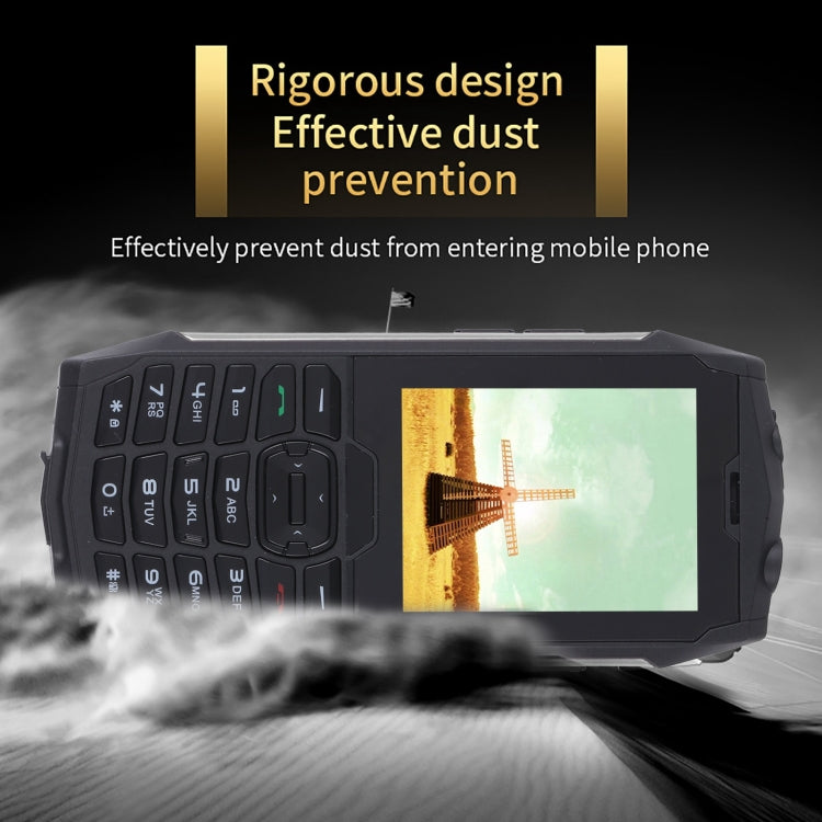 Rugtel R3C Rugged Phone, IP68 Waterproof Dustproof Shockproof, 2.8 inch, MTK6261D, 2000mAh Battery, SOS, FM, Dual SIM(Silver) - free shipping - PMC TechLife - Order now!