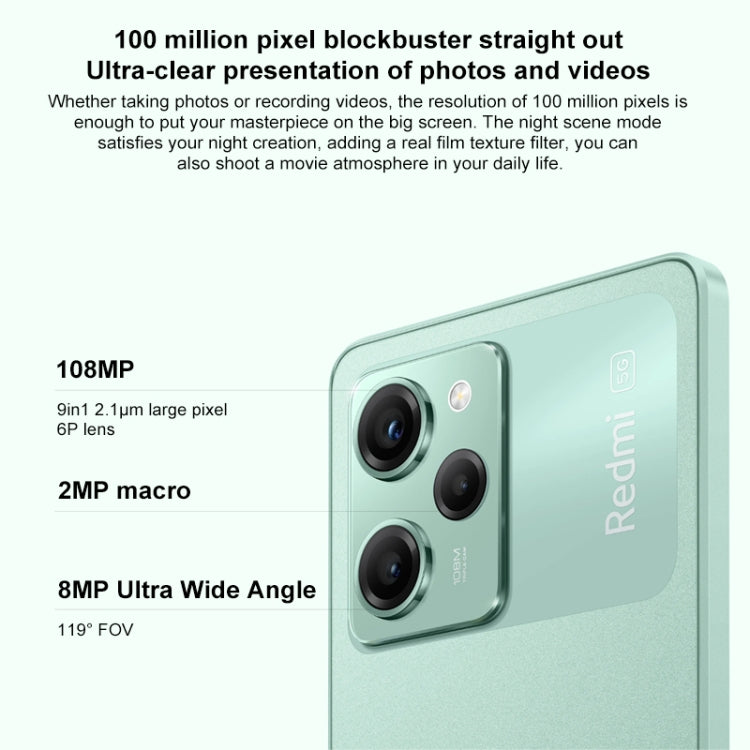 Xiaomi Redmi Note 12 Pro Speed 5G, 108MP Camera, 12GB+256GB, Triple Back Cameras, 5000mAh Battery, 6.67 inch MIUI 14 Snapdragon 778G Octa Core up to 2.4GHz, Network: 5G, Dual SIM, NFC, IR (Black) - Xiaomi Redmi by Xiaomi | Online Shopping South Africa | PMC Jewellery