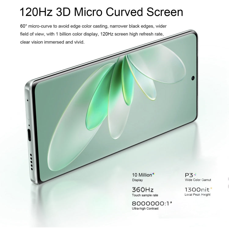 vivo S16 Pro 5G,  50MP Camera, 8GB+256GB, Triple Back Cameras, Srceen Fingerprint Identification, 4600mAh Battery, 6.78 inch Android 13 OriginOS 3 Dimensity 8200 Octa Core up to 3.1GHz, OTG, NFC, Network: 5G (Mint Green) - free shipping - PMC TechLife - Order now!