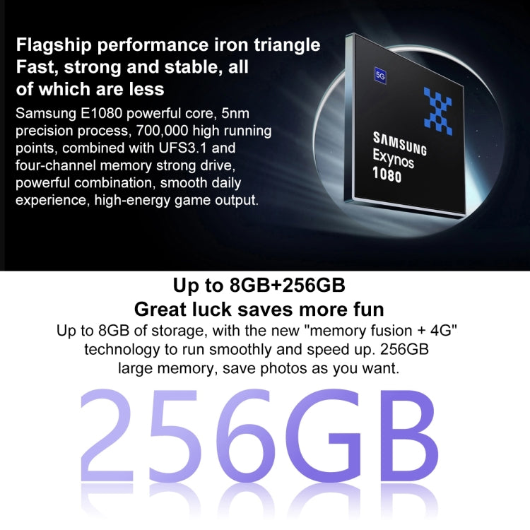 vivo S16e 5G, 50MP Camera, 8GB+256GB, Triple Back Cameras, Srceen Fingerprint Identification, 4600mAh Battery, 6.62 inch Android 11 OriginOS Ocean Exynos 1080 Octa Core up to 2.8GHz, OTG, NFC, Network: 5G (Purple) - free shipping - PMC TechLife - Order now!