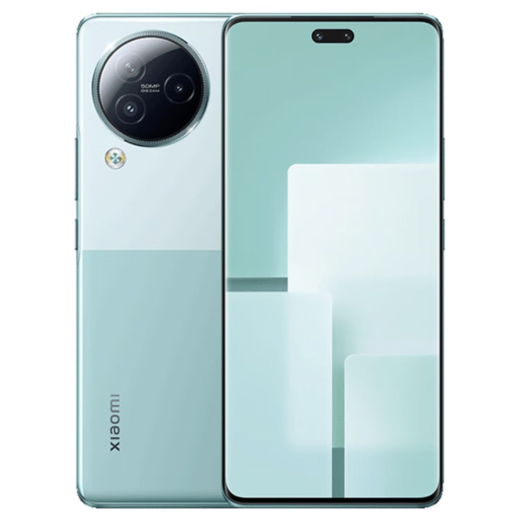 Xiaomi Civi 3 5G, 50MP Camera, 12GB+256GB, Triple Back Cameras + Dual Front Cameras, In-screen Fingerprint Identification, 4500mAh Battery, 6.55 inch MIUI 14 Dimensity 8200-Ultra Octa Core 4nm up to 3.1GHz, Network: 5G, NFC (Mint Green) - free shipping - PMC TechLife - Order now!
