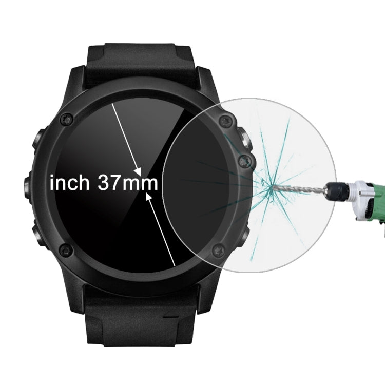 ENKAY Hat-Prince for 37mm Diameter Circular Dial Smart Watch 0.2mm 9H Surface Hardness 2.15D Curved Explosion-proof Tempered Glass Screen Film - Screen Protector by ENKAY | Online Shopping South Africa | PMC TechLife | Buy Now Pay Later Mobicred