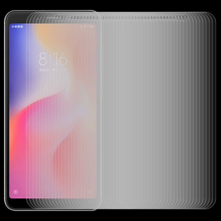 100 PCS 0.26mm 9H 2.5D Tempered Glass Film for Xiaomi Redmi 6 -  by PMC TechLife | Online Shopping South Africa | PMC TechLife