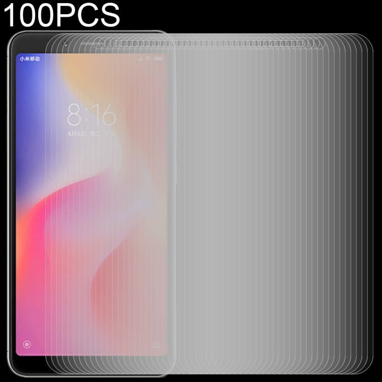 100 PCS 0.26mm 9H 2.5D Tempered Glass Film for Xiaomi Redmi 6A -  by PMC TechLife | Online Shopping South Africa | PMC TechLife