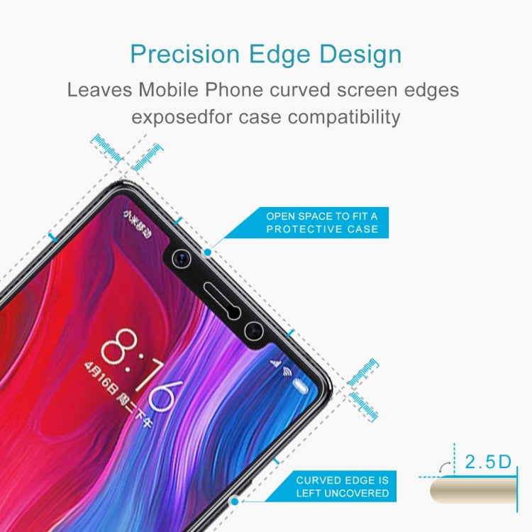 100 PCS 0.26mm 9H 2.5D Tempered Glass Film for Xiaomi Mi 8 SE -  by PMC TechLife | Online Shopping South Africa | PMC TechLife